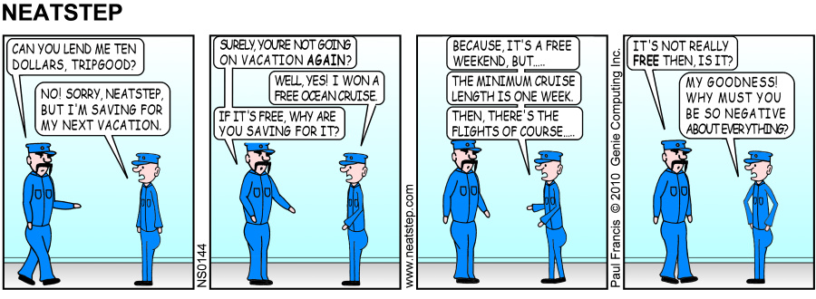 Neatstep parking comic - the free travel deal