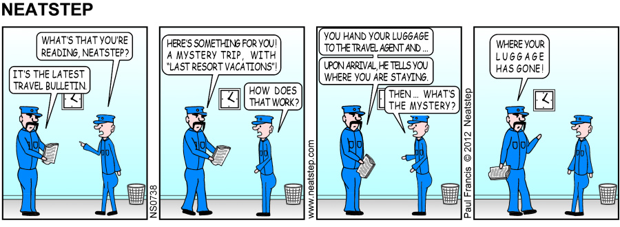 Neatstep parking comic - the mystery trip